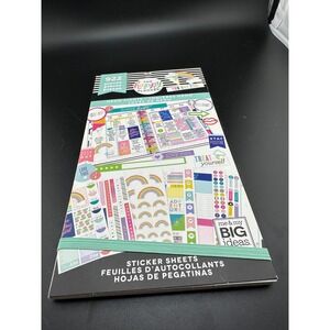 Erin Condren The Happy Planner neon lights sticker book 922 pieces 97% complete